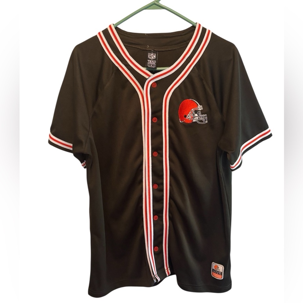 Vintage Cleveland Browns button up jersey
